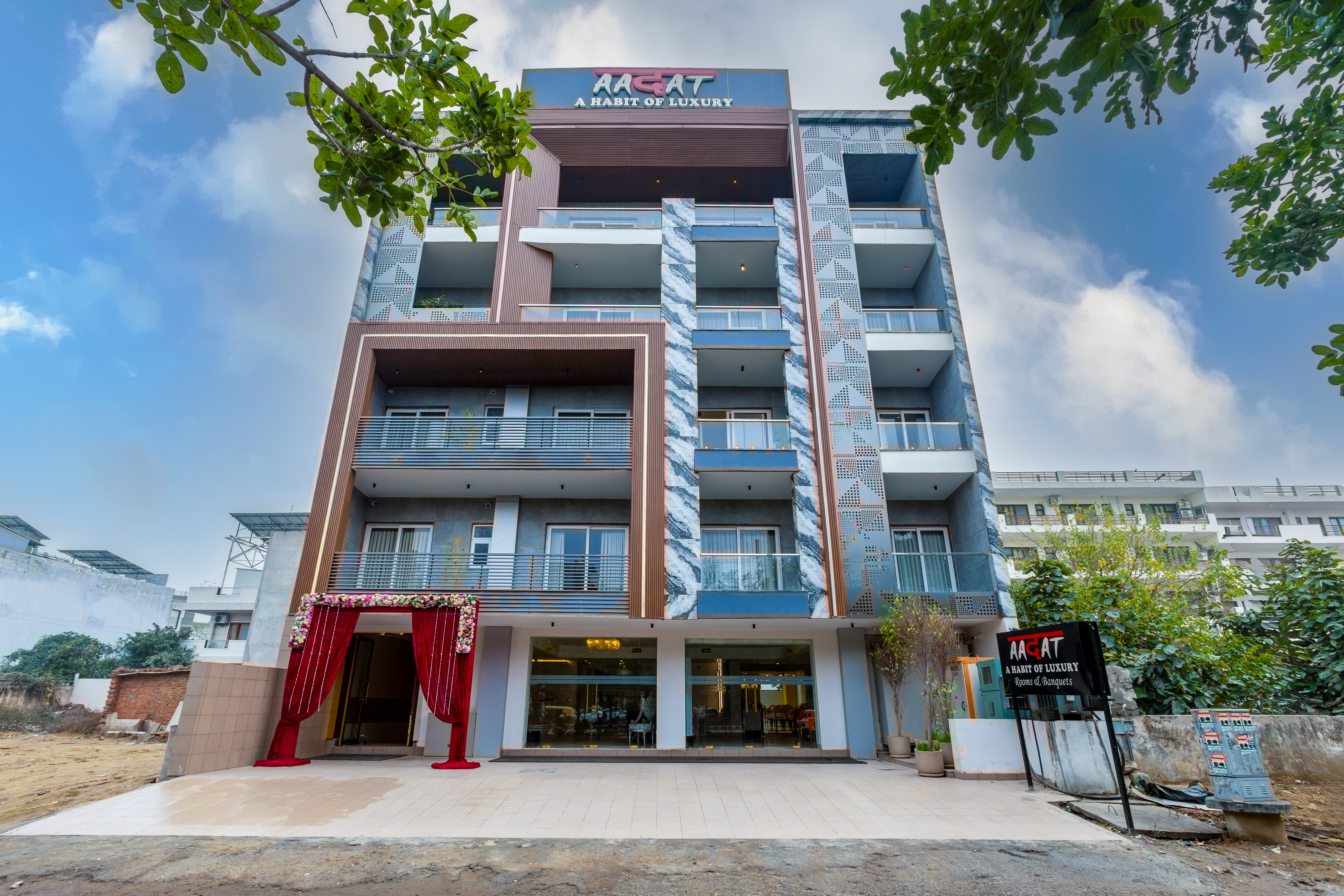 Sector 47 Hotel Exterior Day View